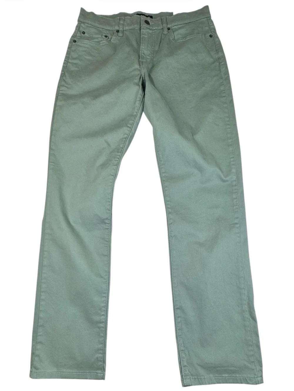 NWT Lucky Brand 410 Athletic Straight Stretch Jeans Men 30x30 Sage Green Cotton